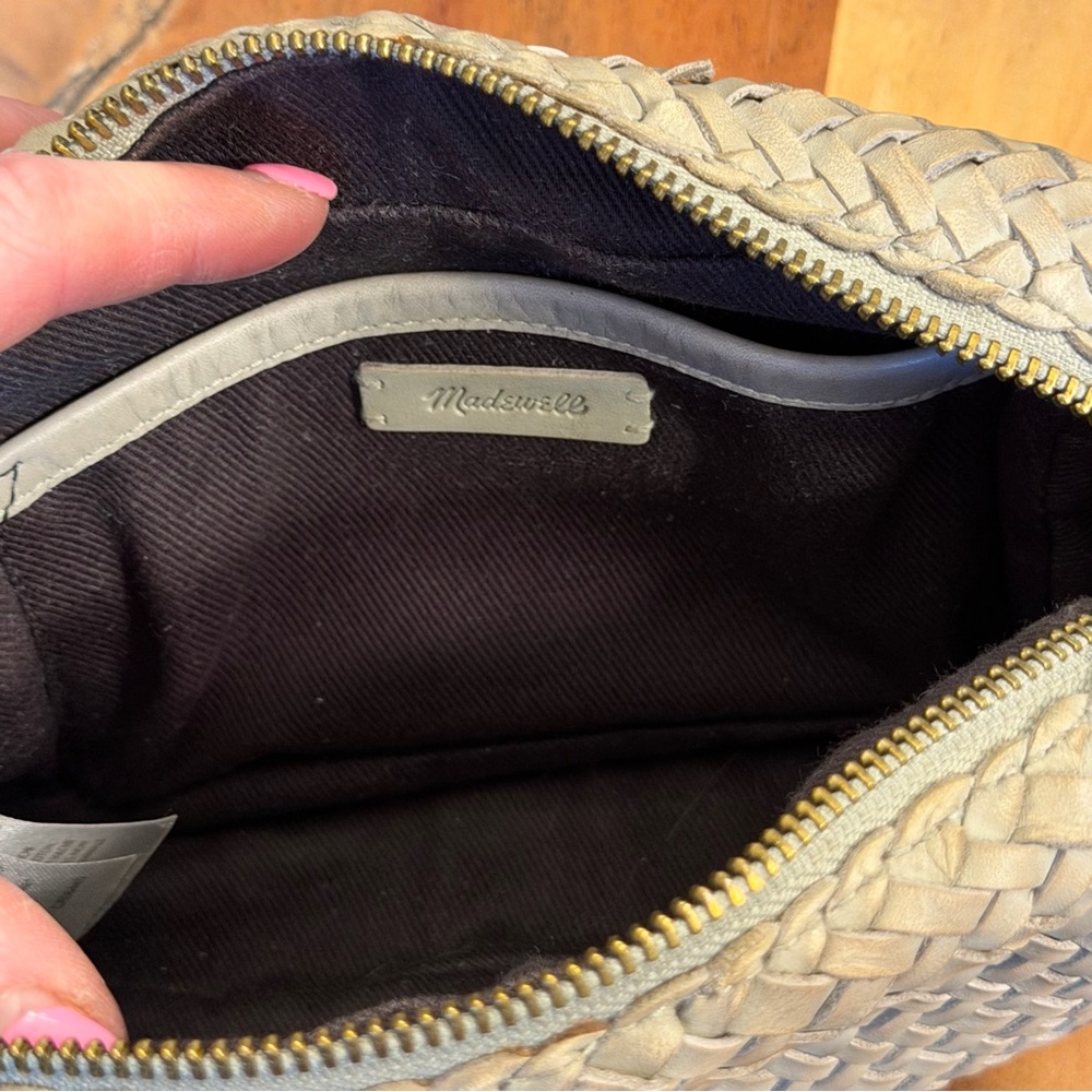 Madewell Transport Camera Bag: Woven Leather Edition (EUC) - Picture 14 of 14